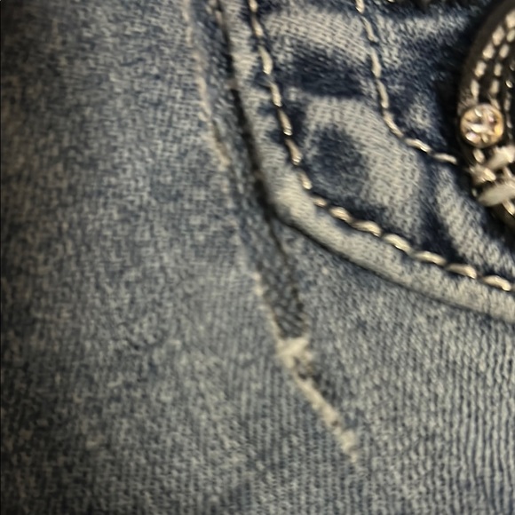 Miss Me Blue Boot Cut Jeans with Classic Fade - Picture 10 of 10